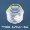 Contenedor Plegable para Lavar Pinceles, Cubo de Agua Retráctil Transparente, Lavador de Pinceles para Acuarela, Boceto Portátil al por Mayor Mezcla de Colores