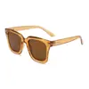 Gafas de sol retro europeas y americanas de 2026 con montura grande y aspecto de alta gama, diseño en forma de T que hace que la cara parezca más pequeña, elegantes para sesiones de fotos, gafas de protección solar