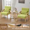 Conjunto de mesa e cadeiras de lazer para varanda um conjunto de três peças com uma mesa e duas cadeiras cadeira de sofá individual estilo log para pousada hotel tamanho grande