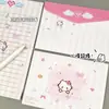 Nuevo Estilo Pixel KT Sobre Papel de Carta Lindo Letra Manuscrita Simple Papel de Carta de Alto Valor de Color Pareja de Dibujos Animados