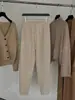 Recomendação PrincipalCalça Casual Tricô Yuran 26 Estilo Novo Primavera Cedo Algodão Dupont Malha Densa Costela Grossa Cintura Elástica Calça Tricô