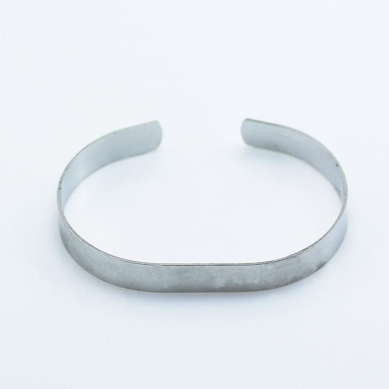 雅缤 厂家现货供应批发 情侣手镯 C形开口平面光面手镯YB26407