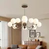 Lustre francês antigo para sala de estar, estilo Bauhaus, retrô, com feijão mágico, luminária de design vintage para restaurante de alta qualidade