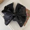 Pin de Pinza con Lazo de Perlas Estilo Perezoso para Mujer Estilo Hepburn Ropa de Trabajo Pinza para el Cabello Accesorios para el Cabello Volumen Pequeño del Cabello Pinza para la Parte Posterior de la Cabeza Accesorios para el Cabello