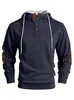Comercio Exterior Amazon Primavera Nueva Sudadera con Capucha y Cordón para Hombre Talla Grande Estilo Americano Deportiva Casual para Hombre