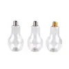 8320,400,500ml Bombilla LED Luminosa Taza Botella de Bebida Creativa con Forma de Calabaza Botella de Plástico Botella Luminosa LED