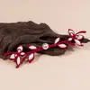 Botões Decorativos Rasos Tecidos à Mão na Cor Vinho Tinto para Qipao, Novo Estilo Chinês, Estilo Nacional Hanfu, Roupa Tang e Xiuhe
