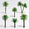 Simulação de Modelo de Mesa de Areia Árvore de Coco Mini Paisagem Micro Tropical Árvore de Paisagismo Ilha Árvore de Coco Árvore de Praia Produto Acabado Feito à Mão