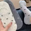 Calcetines Invisibles de Malla para Mujer, Calcetines Invisibles de Corte Bajo tipo 'Boat' para Verano, Calcetines de Algodón Puro Blancos Absorbentes de Sudor para Primavera y Otoño