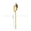 Juego de cubiertos occidentales de acero inoxidable, cuchillo, tenedor, cuchara, juego prismático de diamante de acero inoxidable, juego de cinco piezas