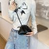 Bolsa Feminina Casual Estilo Coreano Estilo Ocidental Moda 2025 Primavera e Verão Bolsa de Ombro Simples Estilo Ocidental Portátil Cor Sólida Bolsa Concha