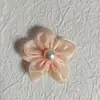 Malha Pérola Coreana Flor de Cinco Pétalas Bordada à Mão Flor de Pérola Acessórios DIY Acessórios para Headwear Bolsas Sapatos Meias Acessórios de Vestuário