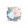Pendientes de botón populares de Xiaohongshu con forma de medusa, de circonita recubierta octagonal, de colores, con baño y brillantes, piedras sueltas