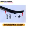 Adecuado para Toyota Prado Bloque Arena Prado 2014-2023 Spoiler Guía del Capó Modificación Exterior