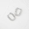 Estilo Ins Diseño de Nicho Hebilla de Oreja en Forma de U Pendientes de Cobre de Nuevo Estilo Famosos en Internet Pendientes de Estilo Frío Minimalista Joyería Popular