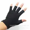 Luvas de Trabalho 13 Fios Full Nylon Elástica Respirável Meio Vazadas Dedos Expostos Cinco Meios Dedos Montaria Direção Pesca Homens