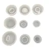 Tapón interior engrosado 25 L cubo de plástico pe tapa interior cubo abierto tapa sellada cubo químico tapa interior blanca con anillo de tracción tapa de sellado