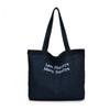 Bolso de hombro informal con letras vaqueras vintage, bolso de mano de gran capacidad, bolso de moda para la axila, otoño e invierno, 2024