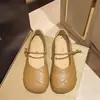 Temperamento Elegante Estilo Britânico Sapatos Pequenos de Couro Feminino 2026 Outono Novo Estilo Versátil Estilo Fada Mary Jane Sapatos de Salto