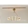Novo Lustre Italiano Empilhado Minimalista Nórdico Moderno Designer Arte Sala de Estar Sala de Jantar Quarto Luminárias Criativas