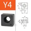 Bloque de Presión de Riel Guía Lineal Cuña de Pórtico T-E1E2E3Y2T5Y5 Bloque de Fijación de Riel Lineal para Máquina Herramienta Placa de Presión