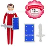 2026 Amazon Mais Vendido Tecido de Natal Estante 24 Dias Antes do Natal Desafio Diferente Boneco Elfo Figura Brincar