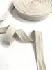 Tira de cinta de espiga de color de 2 cm para atar tira de cinta ancha cinta tejida de algodón tira de cinta de ribete de tejido cinta tejida de color natural