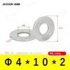 Arandelas Planas de Acero Inoxidable 304 M1.6~M7 Estándar Alemán Din125 Venta Directa de Fábrica en Stock Arandelas Planas Antióxido