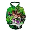 Comercio Exterior Nuevo Dragon Ball Goku Sudadera con Capucha y Cremallera Estampado Digital 3D Chaqueta Anime Cosplay