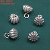 Accesorios de Plata Esterlina 99 Pies Plata Gota Pegamento Xiaohua Ruyi Carácter Fu Flor de Loto Accesorios Retro 3D Plata Dura Materiales DIY Hechos a Mano