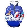 2022 AliExpress piel de camarón Papá Noel nuevo comercio exterior chalecos 3d Navidad reno chalecos con capucha de impresión 3D