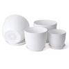 Explosão do e-commerce transfronteiriço da Amazon vaso de plástico vaso de plástico PP espessado com peso com furo de drenagem bandeja vaso