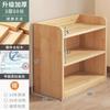 Librero de Madera Maciza Pura Estante de Almacenamiento de Pie Gabinete de Pared Integrado Gabinete de Almacenamiento Librero de Almacenamiento para Hogar de Niños Estudiantes