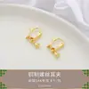 Acessórios básicos para preservação de cor cobre banhado a ouro 14K18K DIY artesanal estilo antigo argolas de fecho abertas fechos lagosta correntes de cauda materiais para pulseira
