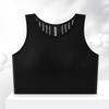 Ropa interior deportiva de verano para mujer con espalda deportiva, almohadilla pectoral integrada desmontable, sin aro de acero, cómoda, transpirable, moderna, no pegajosa