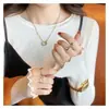 Suéter térmico para mujer para primavera, otoño e invierno 2025, nuevo top de punto elegante y sofisticado con cuello redondo y mangas largas