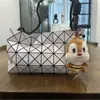 Bolso con Patrón de Diamantes, Bolso de Almohada para Debajo del Brazo, Bolso Tofu, Bolso Cubo Cruzado de un Solo Hombro, Bolso Japonés para Mujer, Bolso Cuadrado Pequeño, Versátil