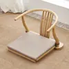 Cadeira Tatame com Encosto, Cadeira de Sala Estilo Japonês, Assento de Cama com Braços, Cadeira para Janela no Chão, Banqueta Sem Pés, Cadeira Kang
