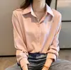 Camisa Blusa Nueva Moda Otoño/Invierno 2026 para Mujer Diseño Holgado Adelgazante Sentido de Diseño Versátil Capa Base para Vestir Mujer
