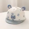 Gorro de Bebé Primavera Otoño Delgado Protección Solar Cortavientos Pico de Pato Unisex Bebé Meses Pequeños Estilo Coreano Invierno Gorra de Béisbol