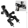 Soporte de Bicicleta Giratorio 360 Grados Abrazadera de Bicicleta Giratoria 180 Grados Abrazadera Fuerte de Fijación para Tubo Tipo O Abrazadera de Bicicleta Tipo O
