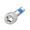 Parafuso sextavado com cabeça escareada aço inoxidável 304 cabeça semi-azul com aplicação de cola cabeça cilíndrica M2-M6 aplicação de cola anti-afrouxamento