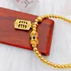 Tienda de oro con pulsera de cuentas redondas de ábaco pequeño antiguo de lujo chapado en oro alta retención de color accesorios DIY fuente al por mayor