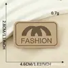 Accesorios de Ropa con Marca Impresa Duoku Parches DIY para Zapatos, Sombreros, Bolsos y Accesorios con Etiquetas de Cuero de Letras en Inglés y Parches de Tela