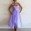 Moda Femenina Europea y Americana Transfronteriza 2026: Nueva Colección de Verano - Vestido de Verano Elegante, con Estilo y Estampado Único de Corte Ajustado