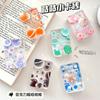 Tarjeta Goo, ladrillo de mahjong, tarjeta, ladrillo pequeño, hielo, acrílico transparente, marco de fotos magnético, tarjeta, adornos de ladrillo, tarjeta Goo DIY