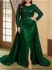 Vestido de Noche Elegante de Manga Larga para Banquete Transfronterizo Europeo y Americano para Mujer 2025 Anfitriona Reunión Anual Aura Reina Lentejuelas