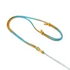 Cordón de collar simple y versátil, adecuado para colgantes de jade y oro, cordón de collar trenzado de alta gama para DIY, ajustable