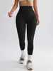 Pantalones de yoga sin costuras de cintura alta con sensación de segunda piel, transfronterizos europeos y americanos para mujer, pantalones de fitness ajustados color durazno para realzar el trasero, pantalones deportivos cortos de secado rápido