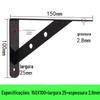 [Fonte: Fábrica] Suporte triangular Suporte de parede Tripé Prateleira Ângulo reto Estrutura de suporte fixa para pendurar na parede